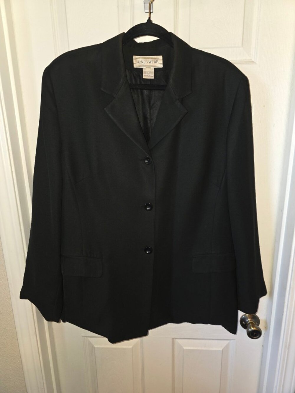 Jones Wear Black Blazer Suit Jacket 18